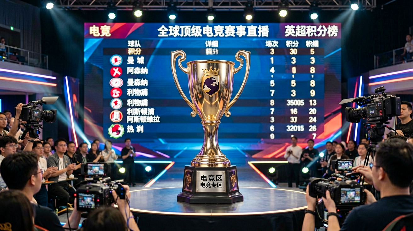 电竞奖杯与舞台